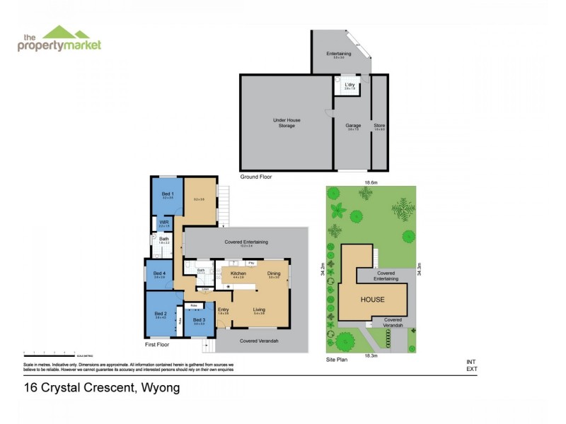 16 Crystal Crescent, Wyong NSW 2259 Floorplan