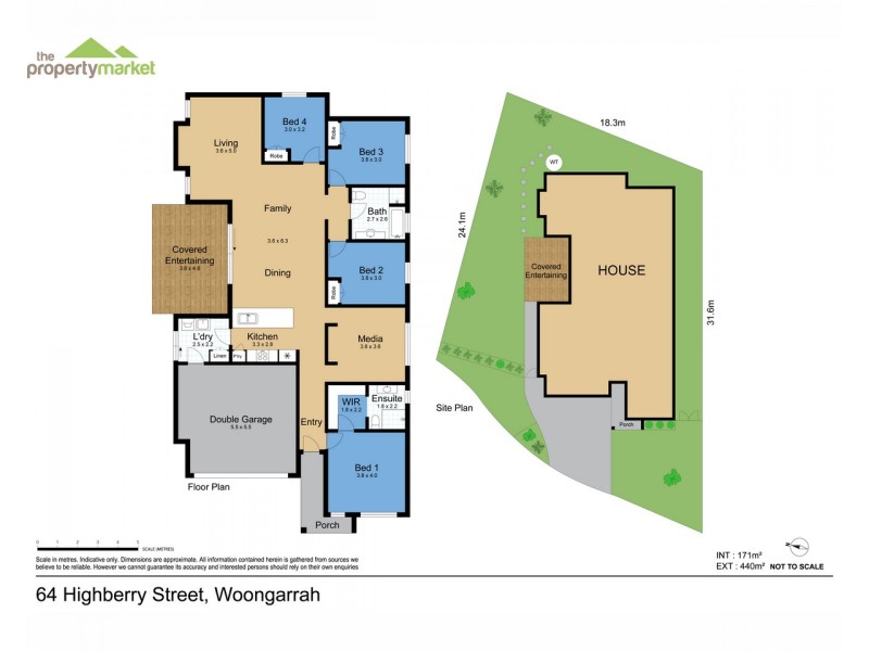 64 Highberry Street, Woongarrah NSW 2259 Floorplan