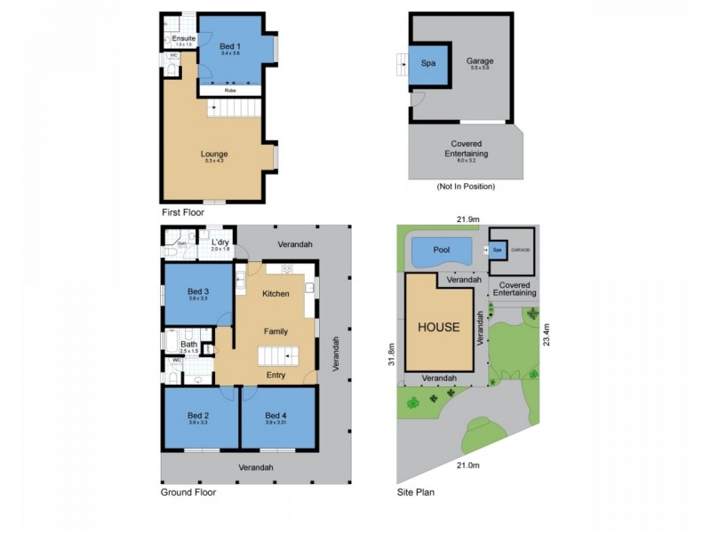 104 Griffith Street, Mannering Park NSW 2259 Floorplan