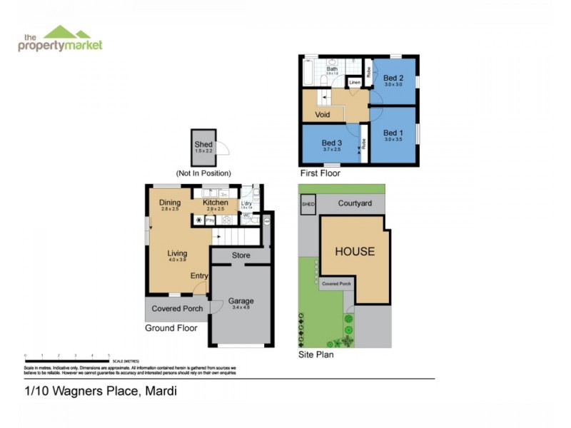 1/10 Wagners Place, Mardi NSW 2259 Floorplan