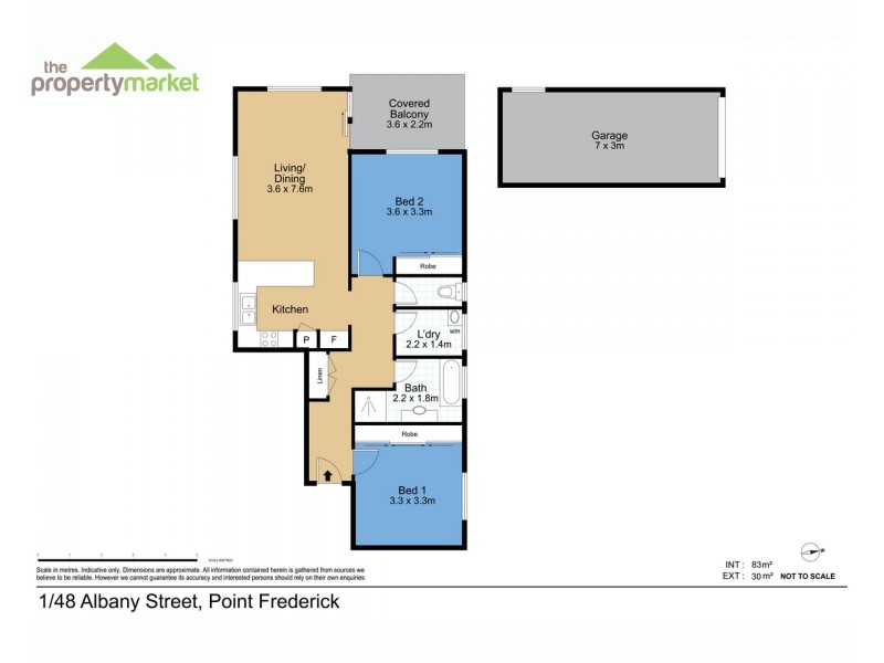 1/148 Albany Street, Point Frederick NSW 2250 Floorplan