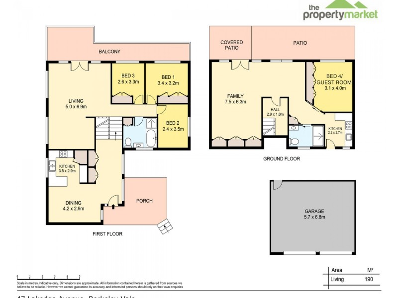 47 Lakedge Avenue, Berkeley Vale NSW 2261 Floorplan