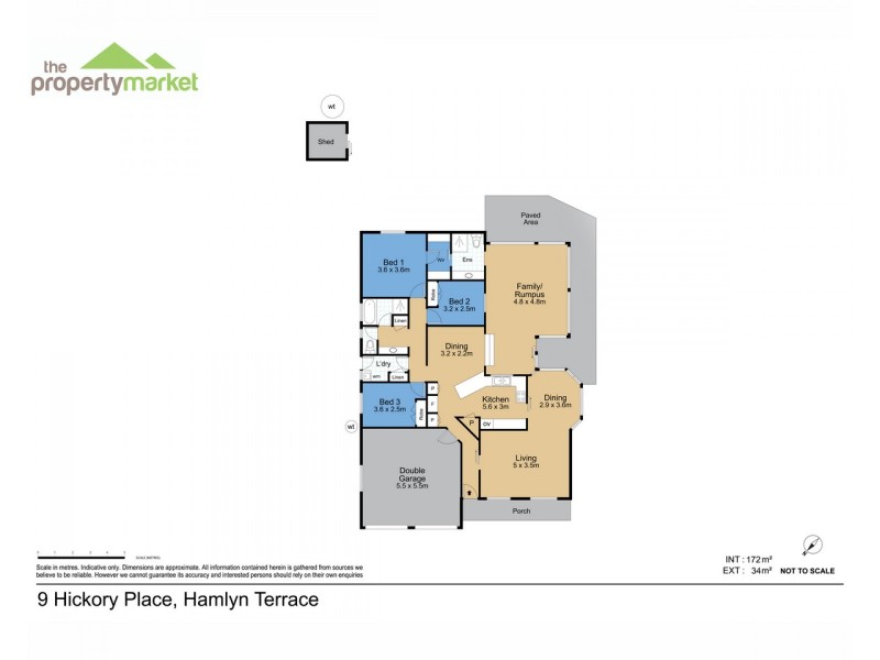 9 Hickory Place, Hamlyn Terrace NSW 2259 Floorplan