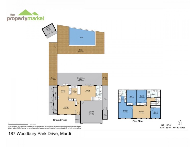 187 Woodbury Park Drive, Mardi NSW 2259 Floorplan