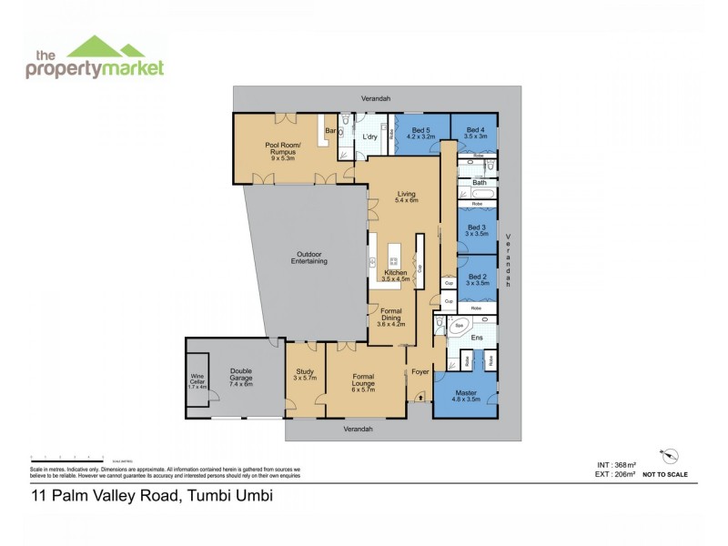 11 Palm Valley Road, Tumbi Umbi NSW 2261 Floorplan