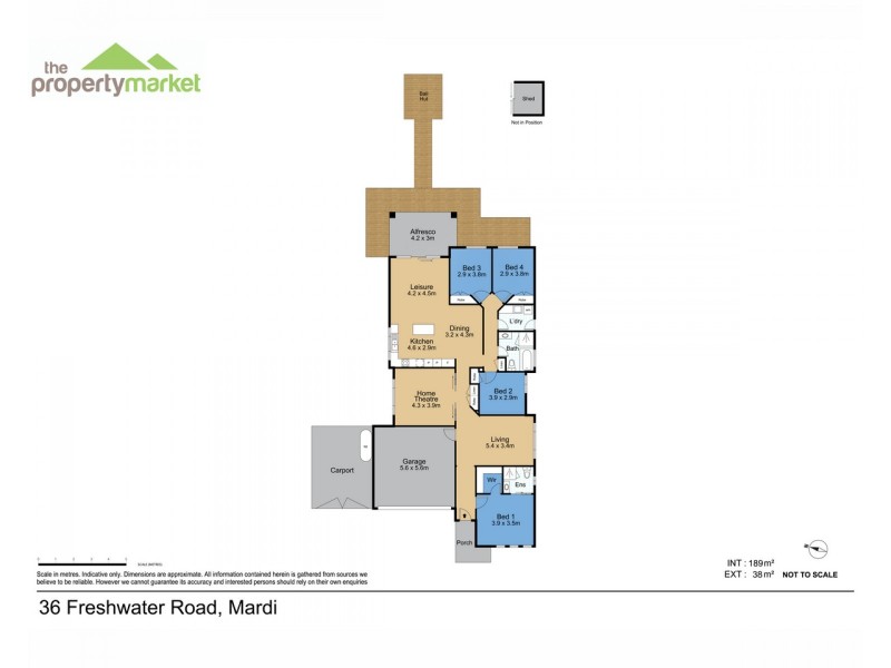 36 Freshwater Road, Mardi NSW 2259 Floorplan