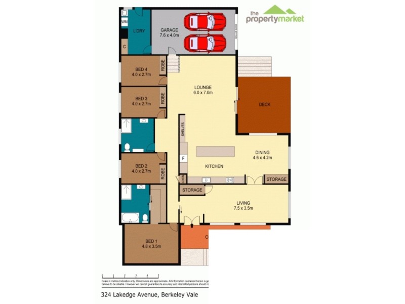 324 Lakedge Avenue, Berkeley Vale NSW 2261 Floorplan
