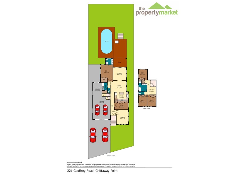 221 Geoffrey Road, Chittaway Point NSW 2261 Floorplan