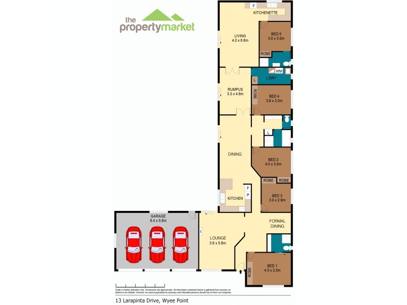 13 Larapinta Drive, Wyee Point NSW 2259 Floorplan