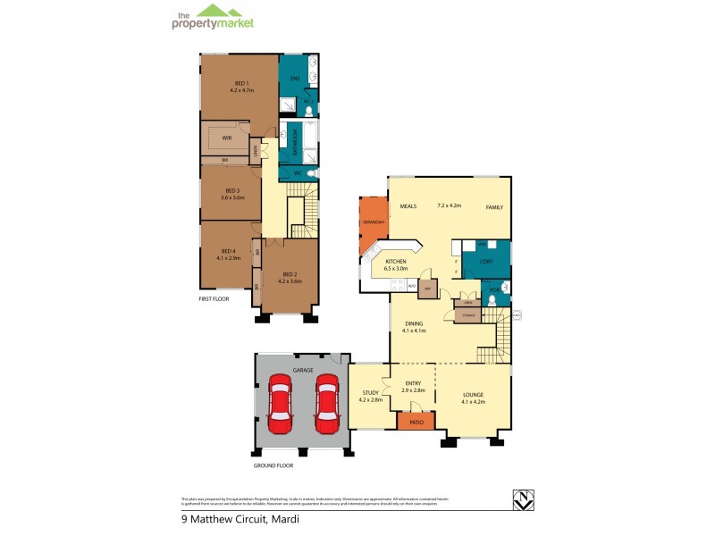 9 Matthew Circuit, Mardi NSW 2259 Floorplan