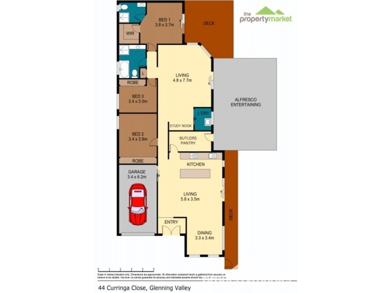 44 Curringa Close, Glenning Valley NSW 2261 Floorplan