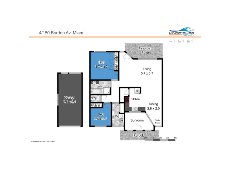 4/160 Bardon Avenue, Miami QLD 4220 Floorplan