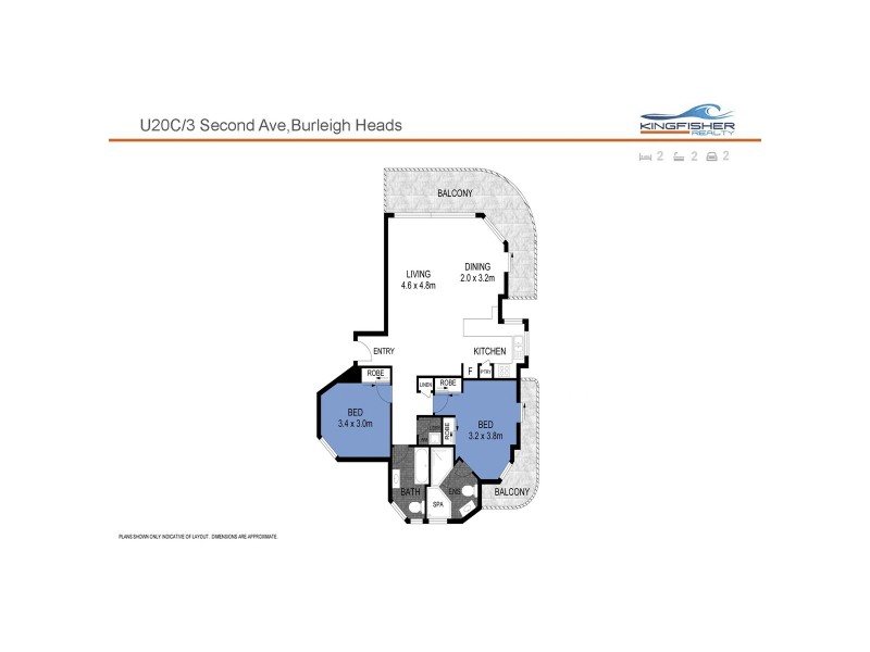 20c/3 Second Avenue, Burleigh Heads QLD 4220 Floorplan