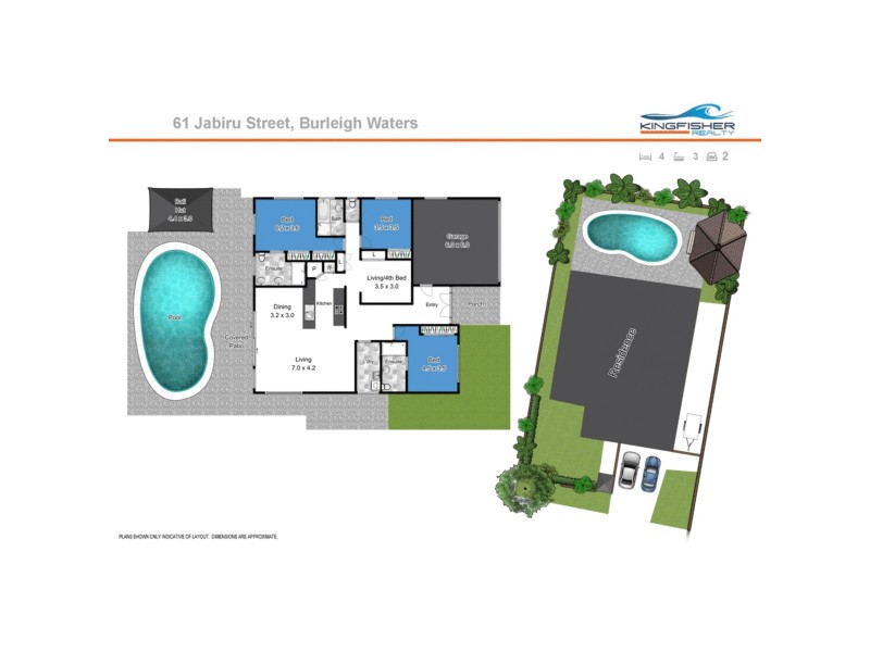 61 Jabiru Avenue, Burleigh Waters QLD 4220 Floorplan