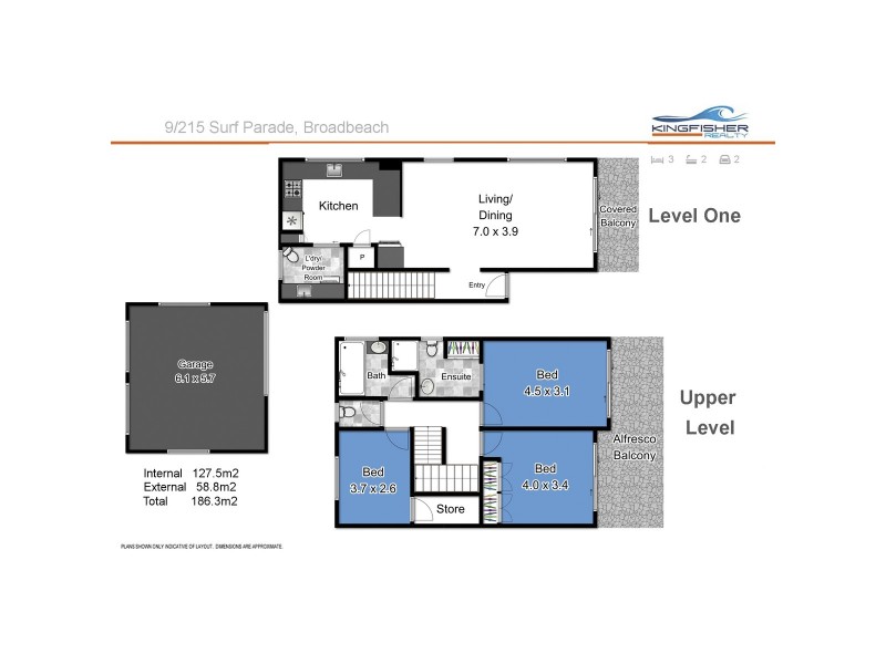 9/215 Surf Parade, Surfers Paradise QLD 4217 Floorplan