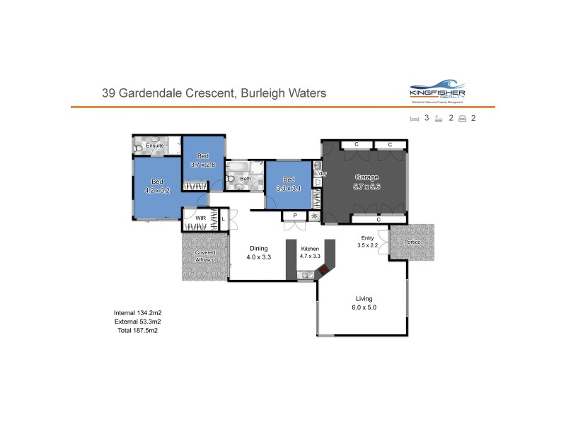 39 Gardendale Crescent, Burleigh Waters QLD 4220 Floorplan