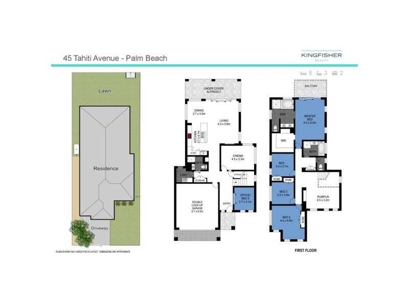 45 Tahiti Avenue, Palm Beach QLD 4221 Floorplan