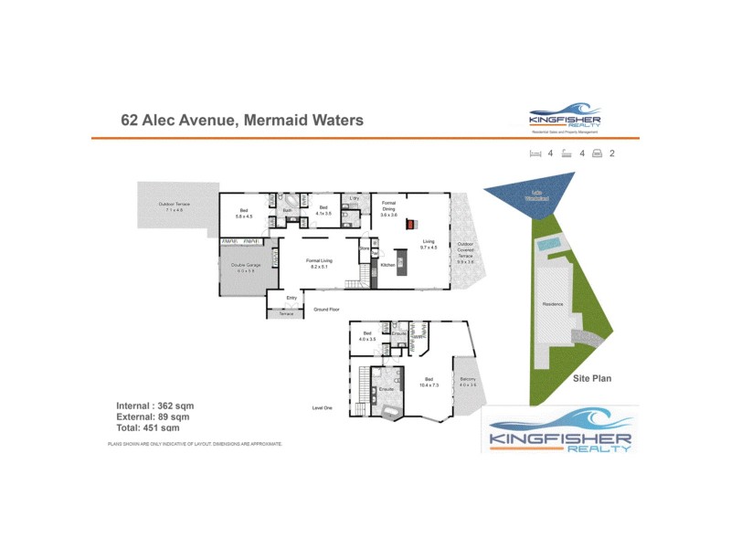 62 Alec Avenue, Mermaid Waters QLD 4218 Floorplan