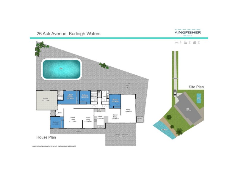 26 Auk Avenue, Burleigh Waters QLD 4220 Floorplan