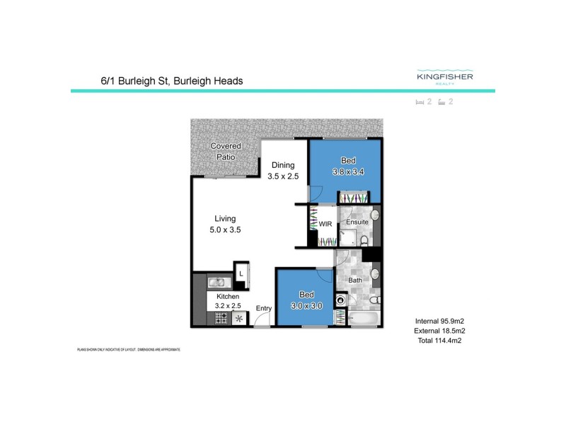 6/1 Burleigh Street, Burleigh Heads QLD 4220 Floorplan