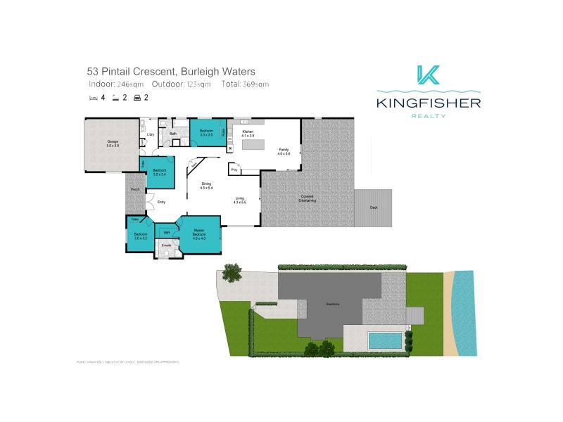 53 Pintail Crescent, Burleigh Waters QLD 4220 Floorplan