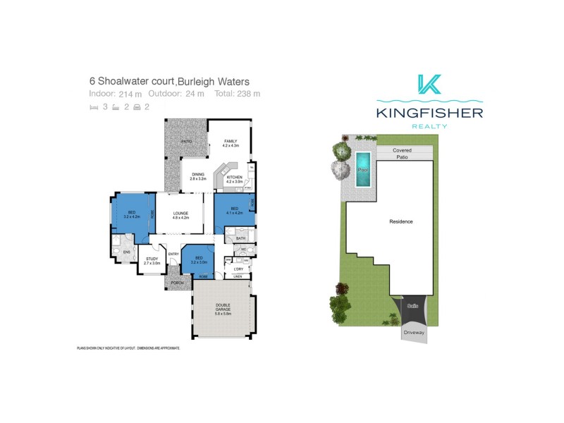 6 Shoalwater Court, Burleigh Waters QLD 4220 Floorplan