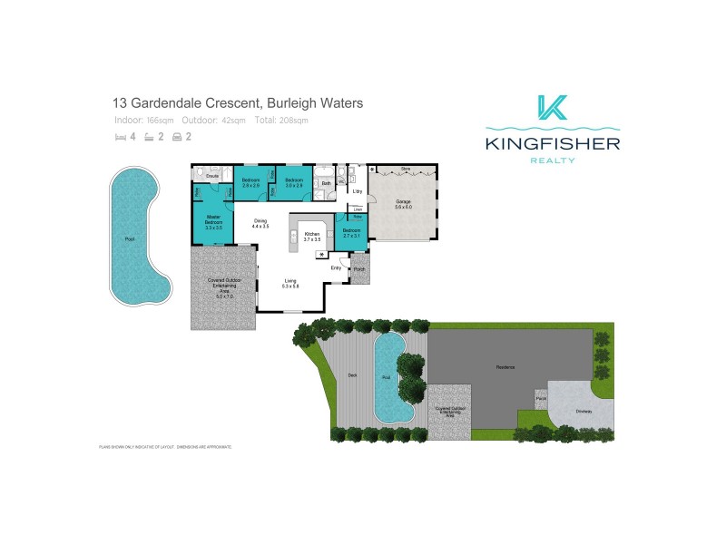 13 Gardendale Crescent, Burleigh Waters QLD 4220 Floorplan