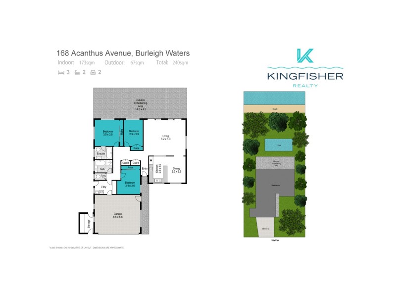 168 Acanthus Avenue, Burleigh Waters QLD 4220 Floorplan