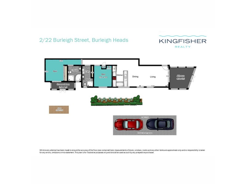 2/22 Burleigh Street, Burleigh Heads QLD 4220 Floorplan