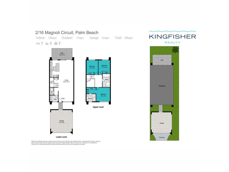 2/16 Magnoli Circuit, Palm Beach QLD 4221 Floorplan