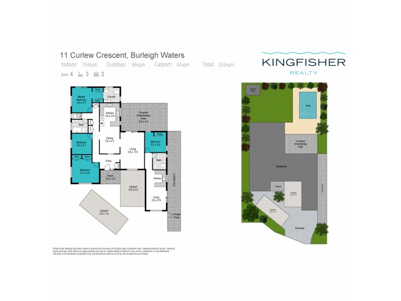 11 Curlew Crescent, Burleigh Waters QLD 4220 Floorplan