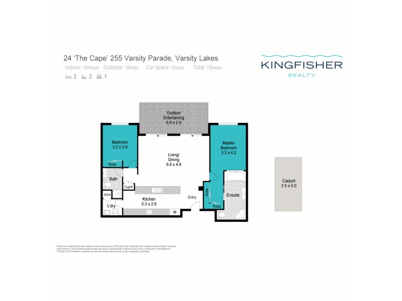 24/255 Varsity Parade, Varsity Lakes QLD 4227 Floorplan