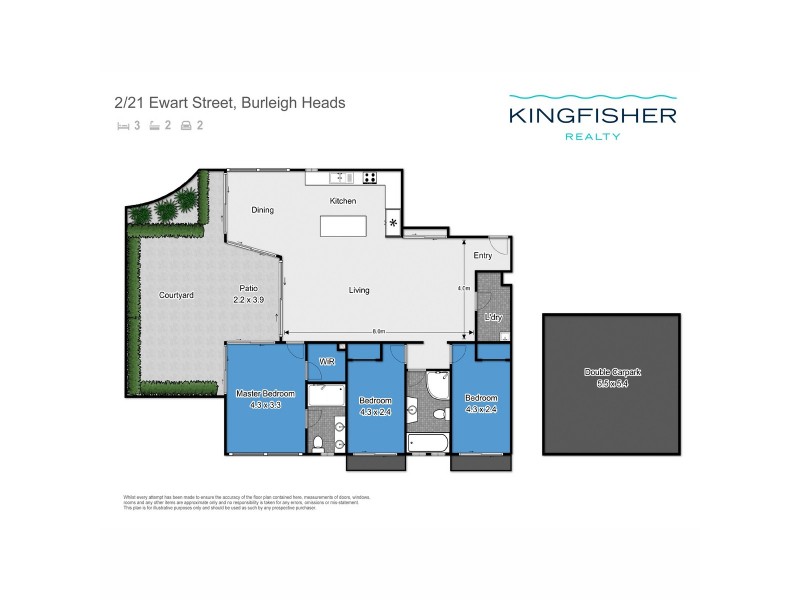 2/21 Ewart Street, Burleigh Heads QLD 4220 Floorplan