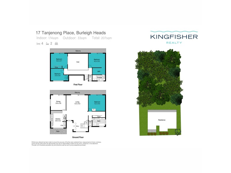 17 Tanjenong Place, Burleigh Heads QLD 4220 Floorplan
