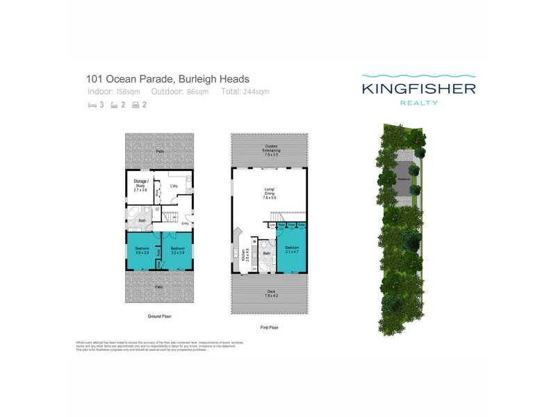 101 Ocean Parade, Burleigh Heads QLD 4220 Floorplan