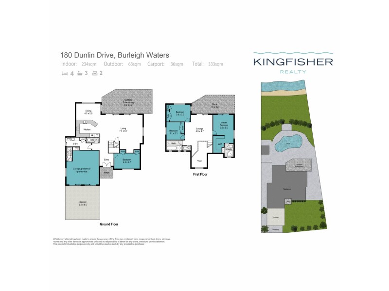 180 Dunlin Drive, Burleigh Waters QLD 4220 Floorplan