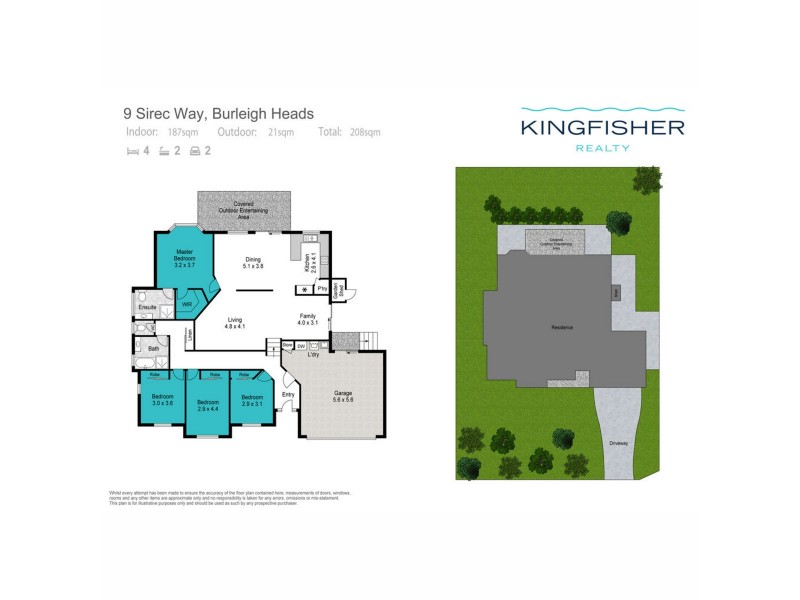 9 Sirec Way, Burleigh Heads QLD 4220 Floorplan
