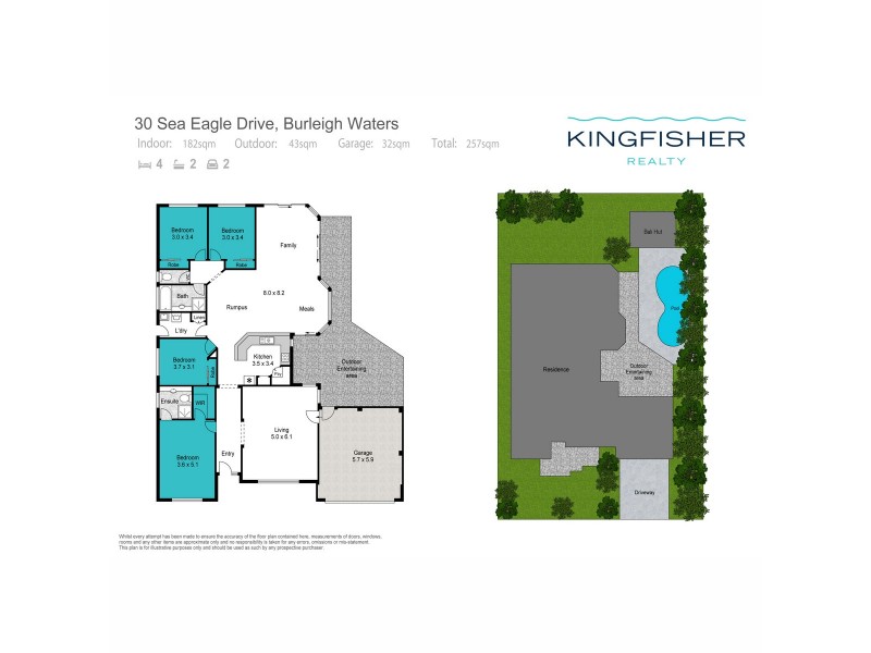 30 Sea Eagle Drive, Burleigh Waters QLD 4220 Floorplan