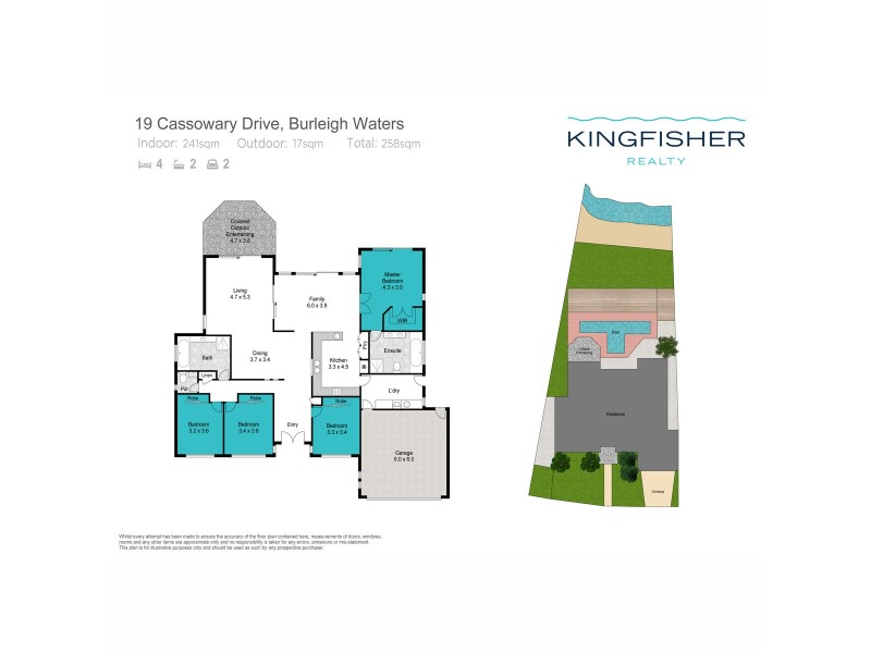 19 Cassowary Drive, Burleigh Waters QLD 4220 Floorplan