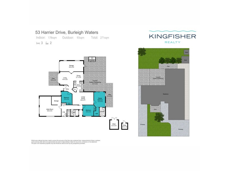 53 Harrier Drive, Burleigh Waters QLD 4220 Floorplan