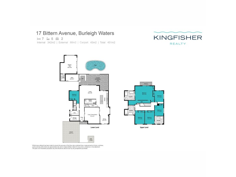 17 Bittern Avenue, Burleigh Waters QLD 4220 Floorplan