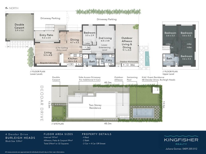 4 Deodar Drive, Burleigh Heads QLD 4220 Floorplan