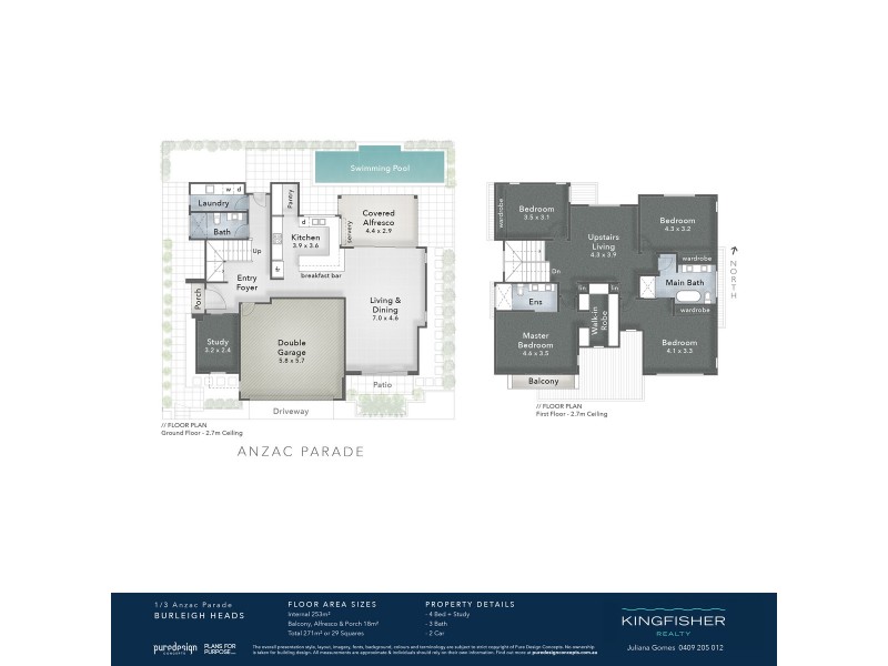1/3 Anzac Parade, Burleigh Heads QLD 4220 Floorplan