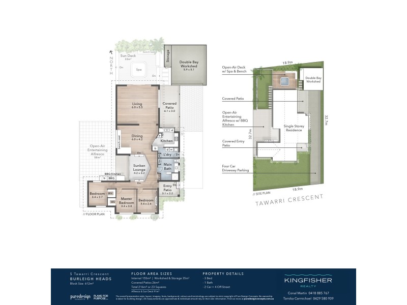 5 Tawarri Crescent, Burleigh Heads QLD 4220 Floorplan