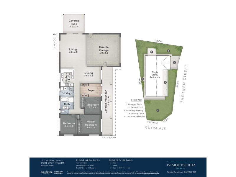 13 Tabilban Street, Burleigh Heads QLD 4220 Floorplan