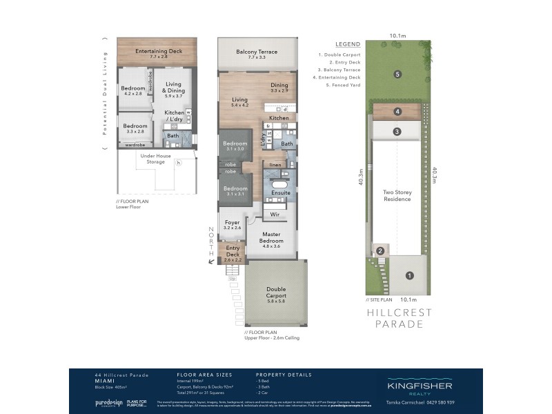 44 Hillcrest Parade, Miami QLD 4220 Floorplan