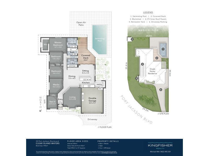 33 Port Jackson Boulevard, Clear Island Waters QLD 4226 Floorplan