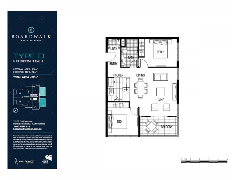 12/70-72 The Esplanade, Burleigh Heads QLD 4220 Floorplan