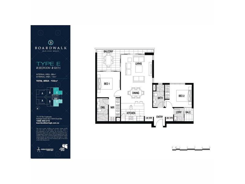 81/70-72 The Esplanade, Burleigh Heads QLD 4220 Floorplan