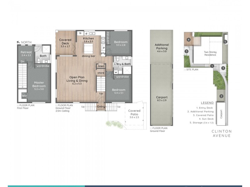 2/21 Clinton Avenue, Burleigh Waters QLD 4220 Floorplan